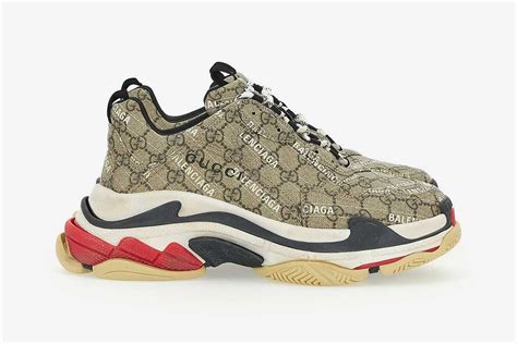 gucci balenciaga trainers|balenciaga triple s sneakers.